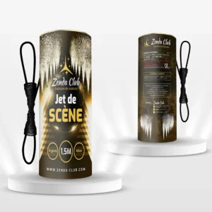 Jet de scène 1.5 Mètres 40 secondes Argent