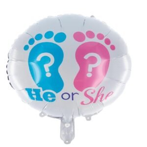 Ballon Gonflable Hélium « He or She » Baby Shower