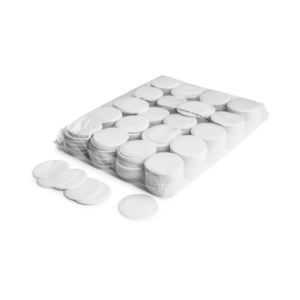 Confettis Blanc papier ronds Biodégradable - Sac 1 KG