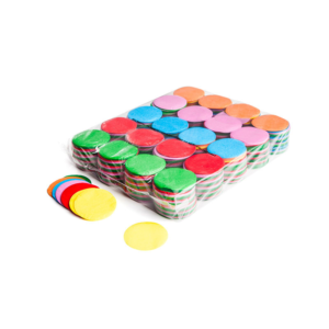 Confettis ronds multicolore papier Biodégradable - Sac 1 KG