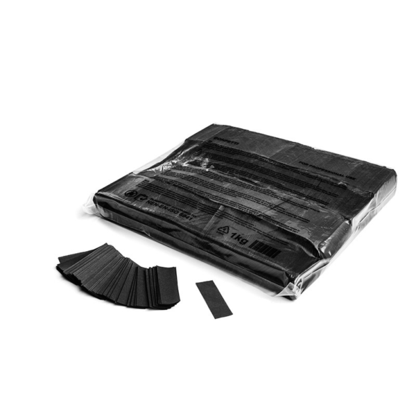 Confettis Noir papier Biodégradable - Sac 1 KG