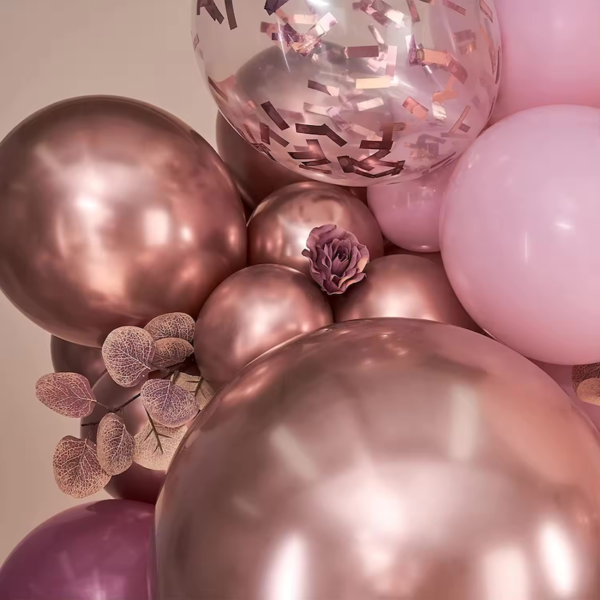 Arche de Ballons Rose Poussiéreux 140 pcs – Image 3