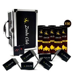Pack de Fête 10 déclencheurs+10 Jets de Scène 3 Mètres 30 Sec/Or