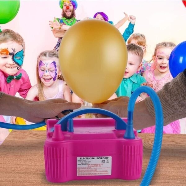 Gonfleur à ballon électrique avec 2 buses – Image 3