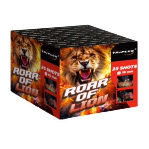 Feu d'artifices Rugissement de lion 25 Tirs
