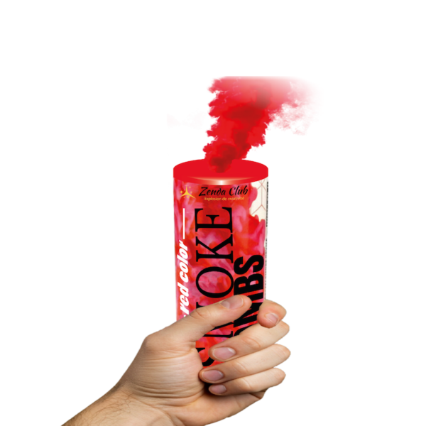 Fumigène à main rouge 60 Secondes